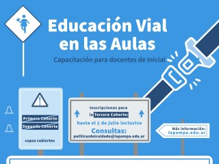 Educación Vial en las Aulas: nueva inscripción para docentes de Inicial 